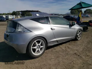 2012 Honda CR-Z with VIN JHMZF1C43CS000138, listed as a Copart auction lot 81556204 with 162,160 mi miles and Salvage Title. Bid and sale history available at carsss.com. Image 3.