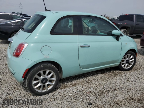 2017 FIAT 500 Pop with VIN 3C3CFFKR6HT694321, listed as a Copart auction lot 52919045 with 46,497 mi miles and Salvage Title. Bid and sale history available at carsss.com. Image 3.