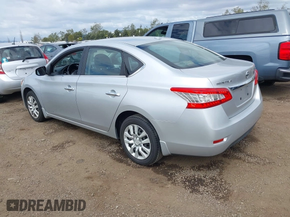 2015 Nissan Sentra SR with VIN 3N1AB7AP4FY290022, listed as a IAAI auction lot 42137106 with 106,189 mi miles and . Bid and sale history available at DreamBid. Image 3.