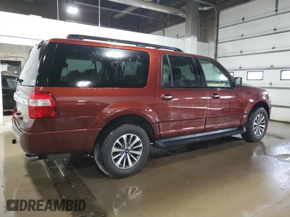 2017 Ford Expedition EL XLT with VIN 1FMJK1JT5HEA70665, listed as a Copart auction lot 73344324 with 133,181 mi miles and Salvage Title. Bid and sale history available at carsss.com. Image 3.