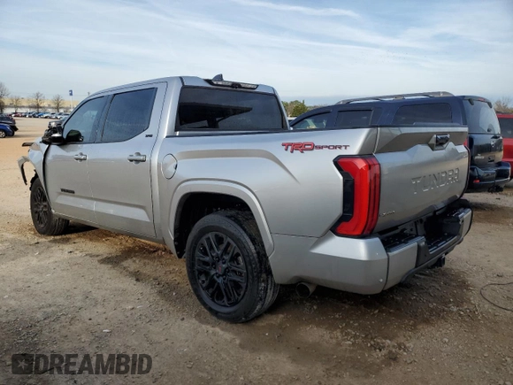 2022 Toyota Tundra 2WD SR5 with VIN 5TFLA5AB8NX015593, listed as a Copart auction lot 45857105 with 49,660 mi miles and Salvage Title. Bid and sale history available at carsss.com. Image 2.