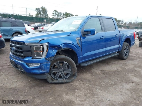 2022 Ford F-150 XL with VIN 1FTFW1E82NKE41217, listed as a IAAI auction lot 41710276 with 26,731 mi miles. Bid and sale history available at carsss.com. Image 2.