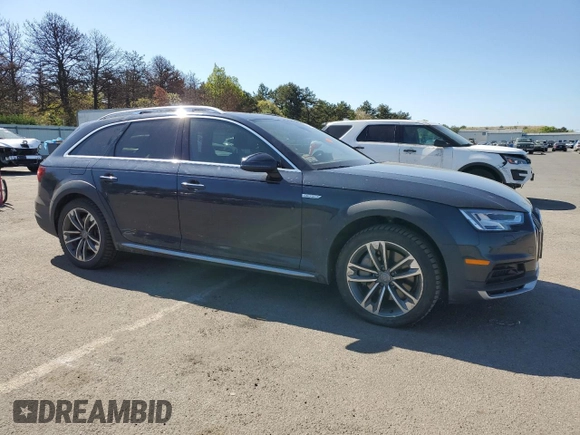 2018 Audi A4 allroad Premium Plus with VIN WA18NAF49JA123631, listed as a Copart auction lot 55131874 with 0 mi miles. Bid and sale history available at carsss.com. Image 4.