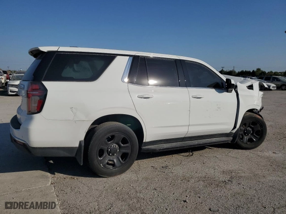 2022 Chevrolet Tahoe Commercial with VIN 1GNSKLED6NR276712, listed as a Copart auction lot 69554924 with 0 mi miles and Salvage Title. Bid and sale history available at carsss.com. Image 3.