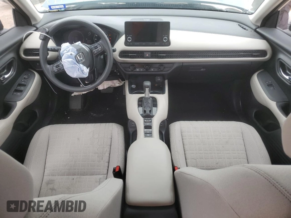2023 Honda HR-V LX with VIN 3CZRZ1H34PM705094, listed as a Copart auction lot 55854825 with 26,607 mi miles and Salvage title. Bid and sale history available at DreamBid. Image 8.