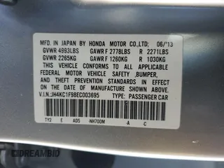 2014 Acura RLX Advance Pkg with VIN JH4KC1F98EC003695, listed as a Copart auction lot 41734995 with 271,032 mi miles and Salvage Title. Bid and sale history available at carsss.com. Image 13.