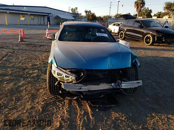 2018 BMW 4 Series 440i with VIN WBA4Z5C5XJEA32924, listed as a Copart auction lot 80485514 with 57,223 mi miles and Salvage title. Bid and sale history available at DreamBid. Image 10.