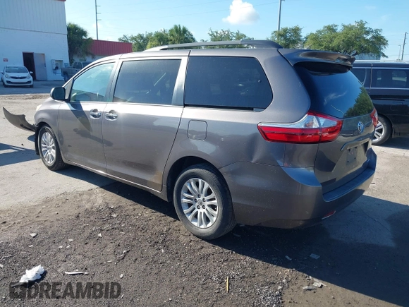 2016 Toyota Sienna XLE with VIN 5TDYK3DC7GS691618, listed as a IAAI auction lot 42496181 with 189,439 mi miles and . Bid and sale history available at DreamBid. Image 3.