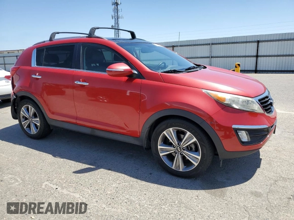 2014 Kia Sportage SX with VIN KNDPC3A62E7583535, listed as a Copart auction lot 57584215 with 79,010 mi miles and Salvage title. Bid and sale history available at DreamBid. Image 4.