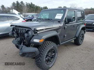 2021 Jeep Wrangler Sport S with VIN 1C4GJXAN4MW728521, listed as a IAAI auction lot 41253170 with 11,368 mi miles and . Bid and sale history available at DreamBid. Image 17.