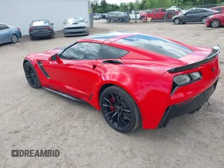 2018 Chevrolet Corvette Z06 2LZ with VIN 1G1YS2D60J5600795, listed as a IAAI auction lot 42217399 with 17,427 mi miles and . Bid and sale history available at DreamBid. Image 3.