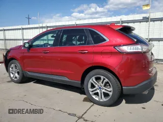 2015 Ford Edge Titanium with VIN 2FMTK4K93FBB03491, listed as a Copart auction lot 54075365 with 94,095 mi miles and Salvage Title. Bid and sale history available at carsss.com. Image 2.