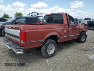1995 Ford F-150 z VIN 1FTEF15H4SLB41602, wystawiony jako Copart lot #56128135 z przebiegiem Nie podano mil oraz Szkoda całkowita • Salvage title. Historia ofert i sprzedaży dostępna na DreamBid. Obrazek 3.
