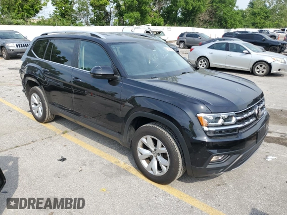2019 Volkswagen Atlas SE with VIN 1V2UR2CA6KC510456, listed as a Copart auction lot 61210805 with 100,359 mi miles and Salvage title. Bid and sale history available at DreamBid. Image 4.