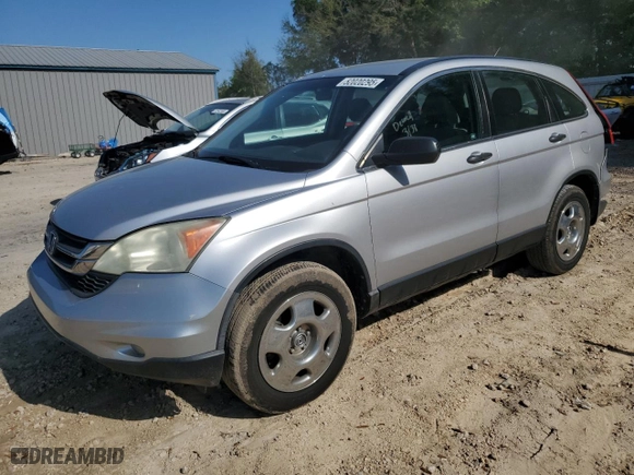 2011 Honda CR-V LX with VIN 3CZRE3H34BG701576, listed as a Copart auction lot 52020295 with 245,616 mi miles and Salvage Title. Bid and sale history available at carsss.com. Image 1.