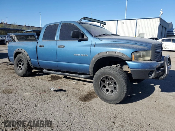 2004 Dodge 1500 SLT with VIN 1D7HA18N44S722853, listed as a Copart auction lot 50575425 with 181,203 mi miles and Salvage Title. Bid and sale history available at DreamBid. Image 4.