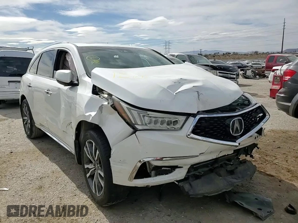 2019 Acura MDX Advance with VIN 5J8YD3H91KL002077, listed as a Copart auction lot 45039805 with Not Provided miles and Salvage Title. Bid and sale history available at DreamBid. Image 10.