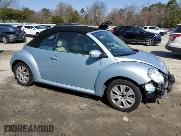 2010 Volkswagen Beetle with VIN 3VWRG3AL9AM005948, listed as a Copart auction lot 48319665 with 70,838 mi miles and Salvage Title. Bid and sale history available at DreamBid. Image 4.