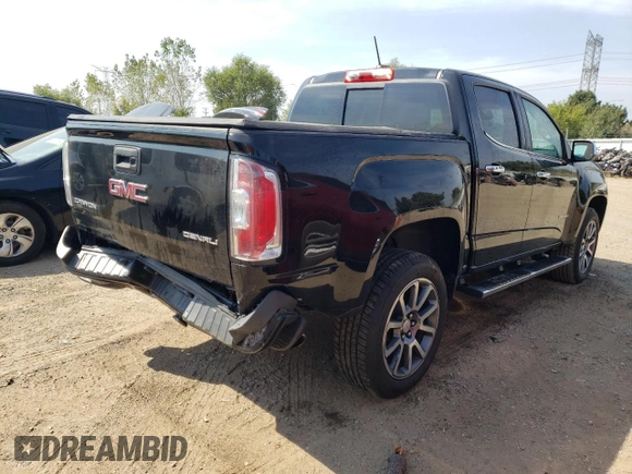 2018 GMC Canyon 4WD Denali with VIN 1GTG6EEN9J1213944, listed as a Copart auction lot 72035704 with 89,652 mi miles and Salvage Title. Bid and sale history available at carsss.com. Image 3.