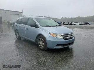 2012 Honda Odyssey EX-L with VIN 5FNRL5H6XCB016572, listed as a Copart auction lot 49089795 with 198,203 mi miles and Salvage Title. Bid and sale history available at carsss.com. Image 14.