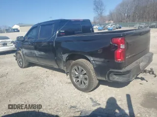 2023 Chevrolet Silverado 1500 RST with VIN 1GCUDEE87PZ198647, listed as a Copart auction lot 42181405 with 55,906 mi miles and Salvage Title. Bid and sale history available at DreamBid. Image 2.