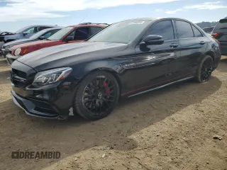 2016 Mercedes-Benz C 63 S AMG with VIN 55SWF8HB6GU113247, listed as a Copart auction lot 47280295 with 44,130 mi miles and Salvage title. Bid and sale history available at DreamBid. Image 1.