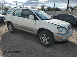 2001 Lexus RX 300 with VIN JTJHF10U110227769, listed as a Copart auction lot 53426095 with 169,878 mi miles and Salvage Title. Bid and sale history available at carsss.com. Image 4.