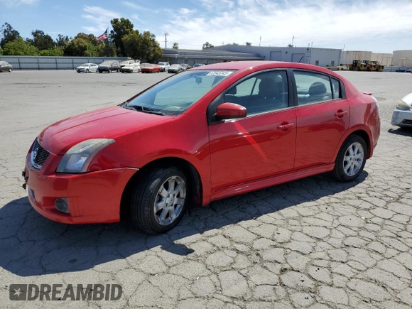 2012 Nissan Sentra SR with VIN 3N1AB6AP3CL652571, listed as a Copart auction lot 63545345 with 95,618 mi miles and Salvage title. Bid and sale history available at DreamBid. Image 1.