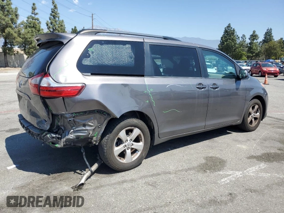 2017 Toyota Sienna LE Auto Access Seat with VIN 5TDKZ3DC0HS884552, listed as a Copart auction lot 54776825 with 59,262 mi miles and Salvage title. Bid and sale history available at DreamBid. Image 3.