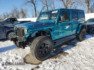 2020 Jeep Wrangler Unlimited Rubicon with VIN 1C4HJXFN0LW178889, listed as a Copart auction lot 45716085 with 68,955 mi miles and Salvage Title. Bid and sale history available at carsss.com. Image 1.