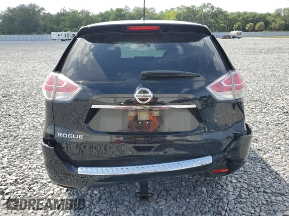 2016 Nissan Rogue SV with VIN JN8AT2MT7GW005493, listed as a Copart auction lot 51966295 with 58,243 mi miles and Non Repairable. Bid and sale history available at carsss.com. Image 6.