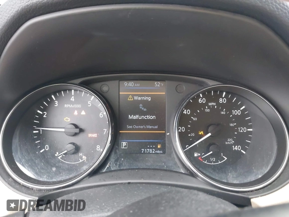 2019 Nissan Rogue SL with VIN 5N1AT2MV7KC737965, listed as a IAAI auction lot 41867485 with 71,782 mi miles. Bid and sale history available at carsss.com. Image 7.