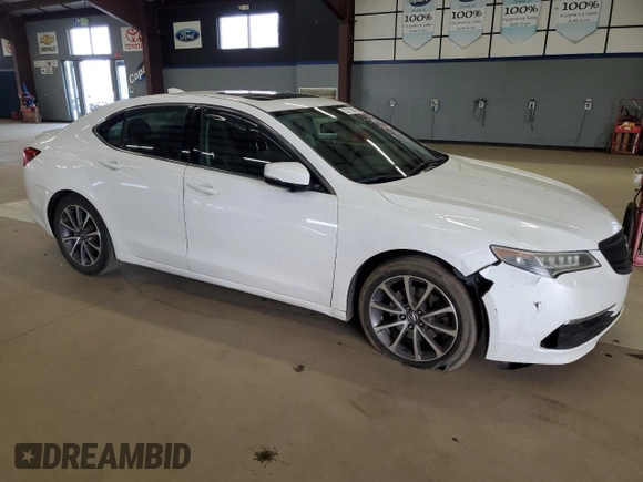 2016 Acura TLX with VIN 19UUB1F30GA010780, listed as a Copart auction lot 52712825 with 102,675 mi miles and Salvage Title. Bid and sale history available at carsss.com. Image 4.