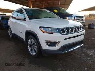 2021 Jeep Compass Limited with VIN 3C4NJCCBXMT559453, listed as a IAAI auction lot 41468643 with 92,963 mi miles. Bid and sale history available at carsss.com. Image 1.