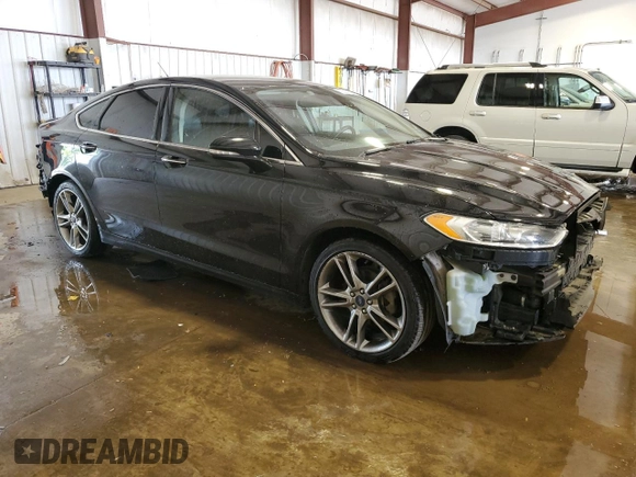 2016 Ford Fusion Titanium with VIN 3FA6P0K97GR405256, listed as a Copart auction lot 55289995 with 124,159 mi miles and Salvage Title. Bid and sale history available at DreamBid. Image 4.