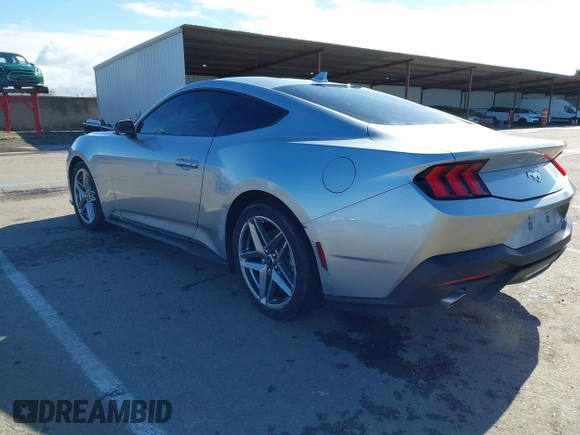 2024 Ford Mustang EcoBoost with VIN 1FA6P8TH8R5121807, listed as a IAAI auction lot 41582458 with 7,694 mi miles. Bid and sale history available at carsss.com. Image 3.