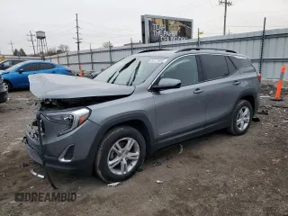 2021 GMC Terrain SLE with VIN 3GKALTEVXML327066, listed as a Copart auction lot 44121895 with 60,045 mi miles and Salvage Title. Bid and sale history available at carsss.com. Image 1.