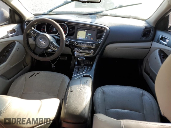 2015 Kia Optima EX with VIN 5XXGN4A76FG427869, listed as a Copart auction lot 47216675 with 159,614 mi miles and Salvage Title. Bid and sale history available at carsss.com. Image 8.