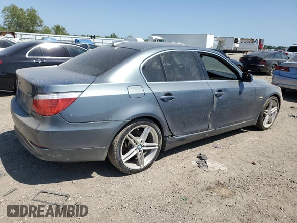 2010 BMW 5 Series 535i xDrive with VIN WBANV9C54AC137796, listed as a Copart auction lot 52828405 with 163,992 mi miles and Clean Title. Bid and sale history available at carsss.com. Image 3.