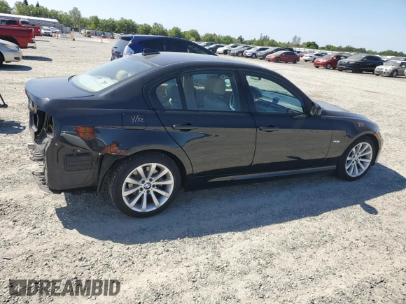 2011 BMW 3 Series 328i with VIN WBAPH5G50BNM76175, listed as a Copart auction lot 53102645 with 89,187 mi miles and Salvage Title. Bid and sale history available at carsss.com. Image 3.