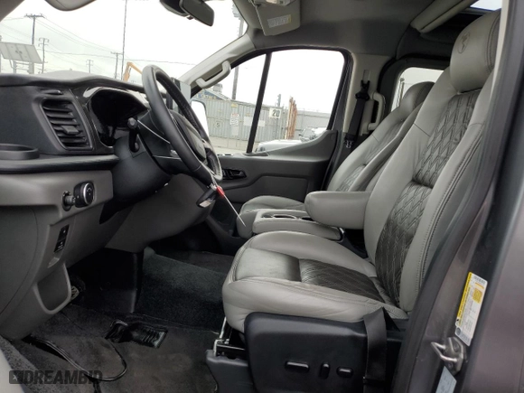 2023 Ford Transit Van with VIN 1FTYE2YG6PKA27042, listed as a Copart auction lot 85094314 with NaN miles and Salvage Title. Bid and sale history available at carsss.com. Image 7.