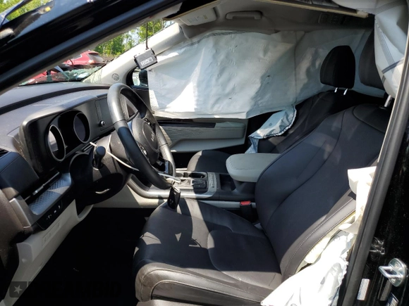 2022 Kia Carnival LXS with VIN KNDNB4H30N6117457, listed as a Copart auction lot 53867003 with 0 mi miles and Salvage Title. Bid and sale history available at carsss.com. Image 7.