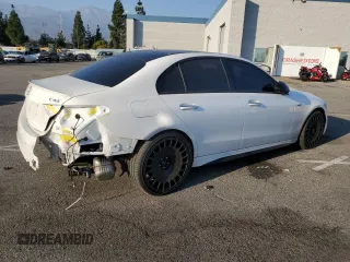 2023 Mercedes-Benz C 43 AMG with VIN W1KAF8HB1PR075633, listed as a Copart auction lot 88280235 with 29,754 mi miles and Salvage Title. Bid and sale history available at DreamBid. Image 3.