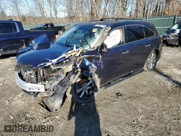 2014 Acura MDX Advance with VIN 5FRYD4H85EB023189, listed as a Copart auction lot 42952214 with Not provided miles and Clean title. Bid and sale history available at DreamBid. Image 1.