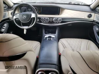 2016 Mercedes-Benz S with VIN WDDUX7GB7GA198194, listed as a Copart auction lot 44791945 with 281,590 mi miles and Salvage Title. Bid and sale history available at DreamBid. Image 8.