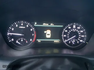 2018 Genesis G80 3.8L with VIN KMHGN4JE3JU242708, listed as a Copart auction lot 79191644 with 89,253 mi miles and Salvage Title. Bid and sale history available at carsss.com. Image 9.