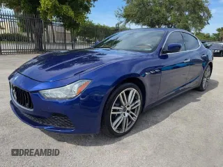 2016 Maserati Ghibli S Q4 with VIN ZAM57RTA2G1179510, listed as a Copart auction lot 64517965 with 44,251 mi miles and Salvage title. Bid and sale history available at DreamBid. Image 1.