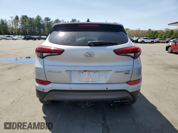 2016 Hyundai Tucson Limited z VIN KM8J3CA25GU060397, wystawiony jako Copart lot #54779025 z przebiegiem 135 358 mil mil oraz Szkoda całkowita • Salvage title. Historia ofert i sprzedaży dostępna na DreamBid. Obrazek 6.