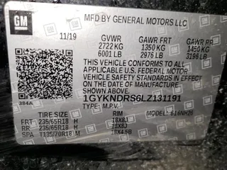 2020 Cadillac XT5 Premium Luxury AWD with VIN 1GYKNDRS6LZ131191, listed as a Copart auction lot 48476555 with 101,320 mi miles and Salvage Title. Bid and sale history available at DreamBid. Image 15.
