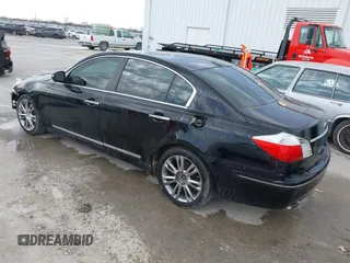2011 Hyundai Genesis with VIN KMHGC4DF3BU115100, listed as a IAAI auction lot 41797385 with 225,413 mi miles and . Bid and sale history available at DreamBid. Image 3.